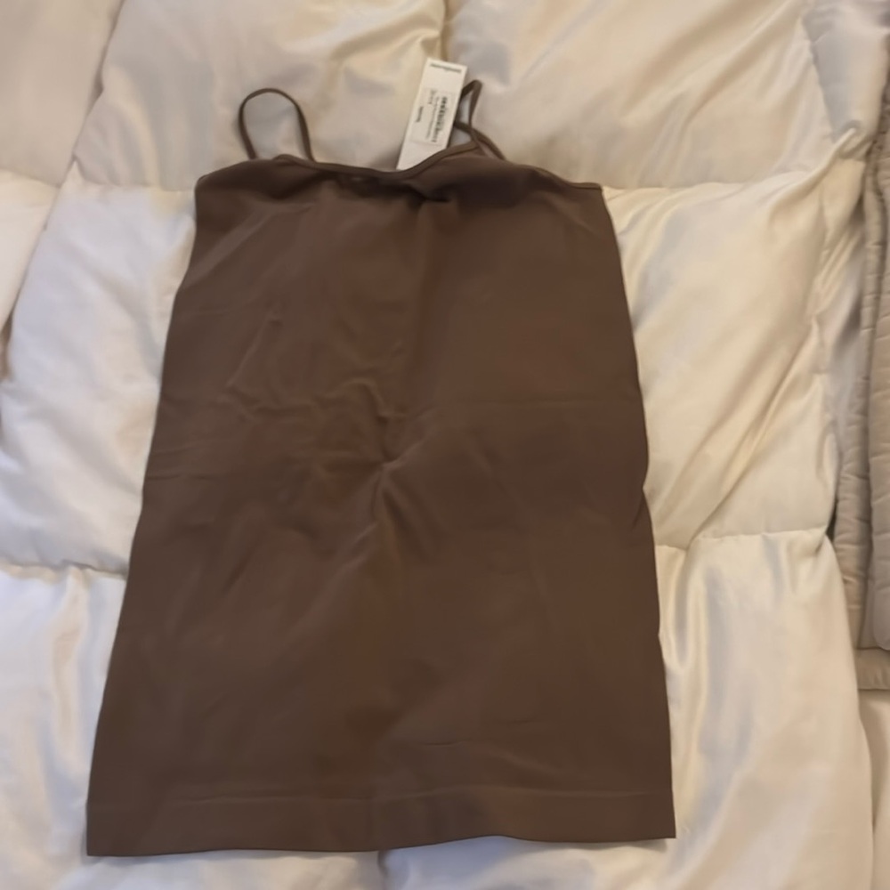 Beautiful mushroom brown one size cami